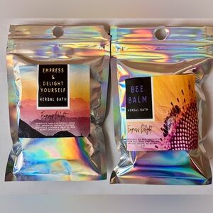 Herbal Salt Bath Set - Empress Delight & Bee Bomb